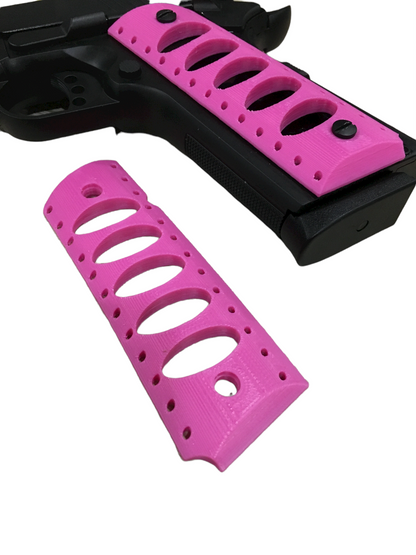 SSWI Full Size 1911 .45acp and Clones Commando Grips - Any Color - 45Cal Custom