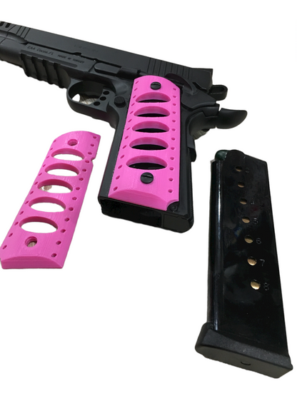 SSWI Full Size 1911 .45acp and Clones Commando Grips - Any Color - 45Cal Custom
