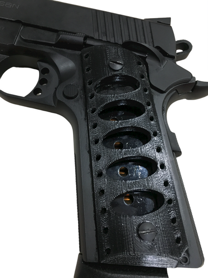 SSWI Full Size 1911 .45acp and Clones Commando Grips - Any Color - 45Cal Custom