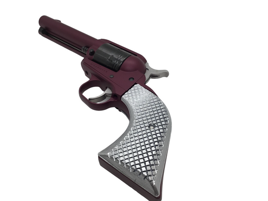 SSWI Ruger Wrangler .22 Revolver Grips Diamond Cut - 22cal Any Color Free Ship