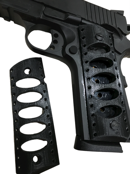 SSWI Full Size 1911 .45acp and Clones Commando Grips - Any Color - 45Cal Custom