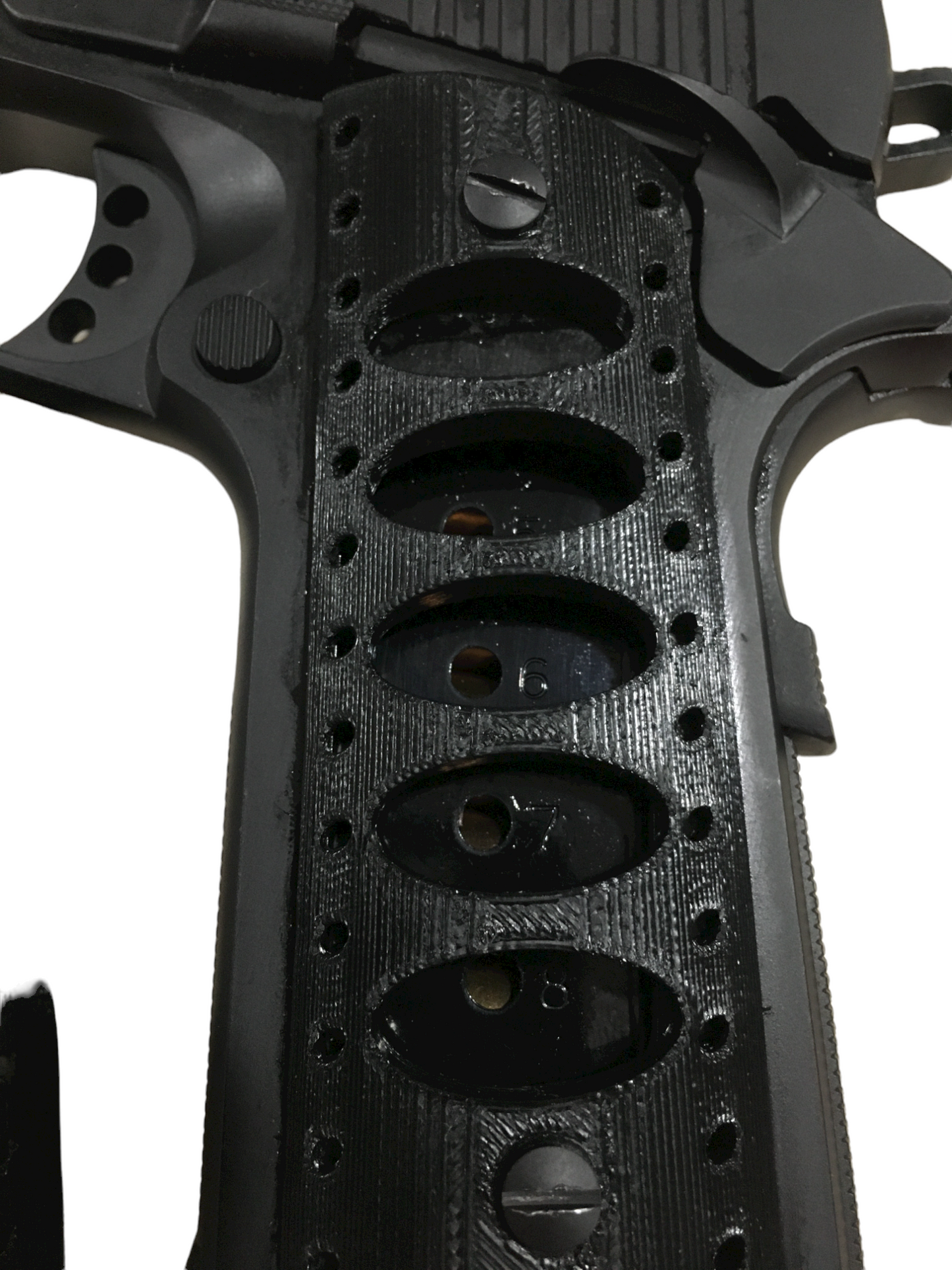SSWI Full Size 1911 .45acp and Clones Commando Grips - Any Color - 45Cal Custom