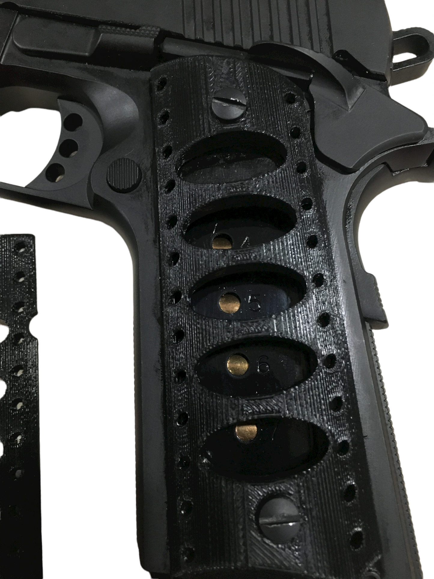 SSWI Full Size 1911 .45acp and Clones Commando Grips - Any Color - 45Cal Custom