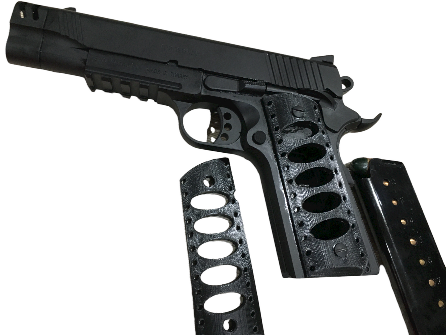 SSWI Full Size 1911 .45acp and Clones Commando Grips - Any Color - 45Cal Custom