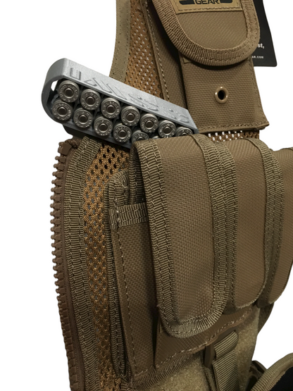 SSWI 14 Round Tactical 9mm AMMO HOLDER Vest / Belt Clip 9 mm Rounds