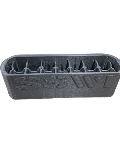SSWI 14 Round Tactical 9mm AMMO HOLDER Vest / Belt Clip 9 mm Rounds