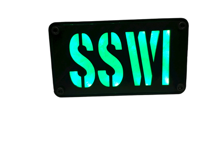Custom MultiColor LED Wall or Desk Sign With Remote - Add Any Name You Want, USA