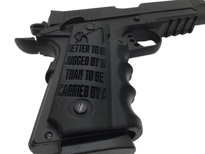 SSWI Full Size 1911 .45acp and Clones Judge Ergo Grips - Any Color  45Cal Custom