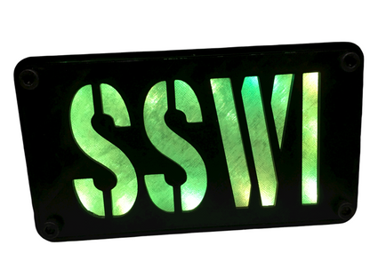 Custom MultiColor LED Wall or Desk Sign With Remote - Add Any Name You Want, USA