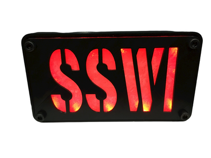 Custom MultiColor LED Wall or Desk Sign With Remote - Add Any Name You Want, USA