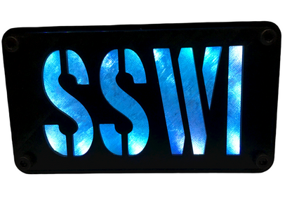 Custom MultiColor LED Wall or Desk Sign With Remote - Add Any Name You Want, USA