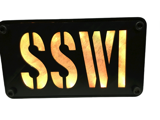 Custom MultiColor LED Wall or Desk Sign With Remote - Add Any Name You Want, USA