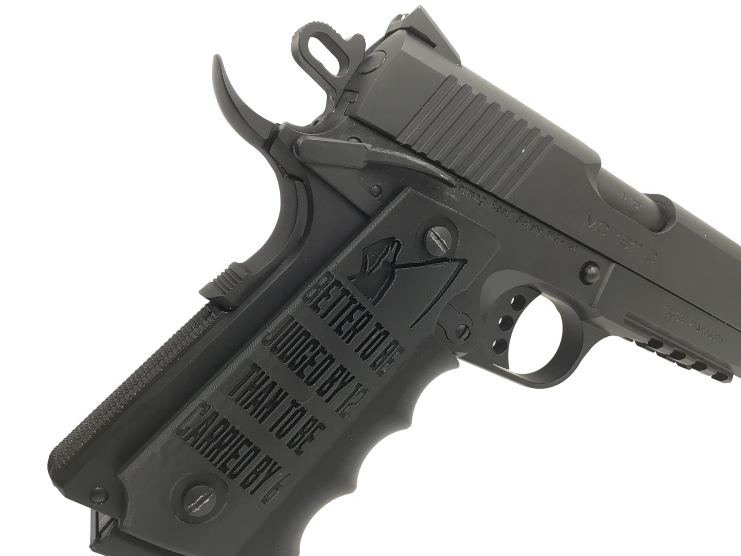 SSWI Full Size 1911 .45acp and Clones Judge Ergo Grips - Any Color  45Cal Custom