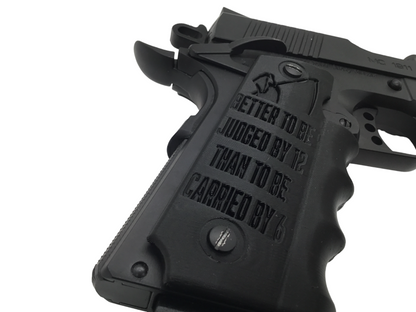 SSWI Full Size 1911 .45acp and Clones Judge Ergo Grips - Any Color  45Cal Custom