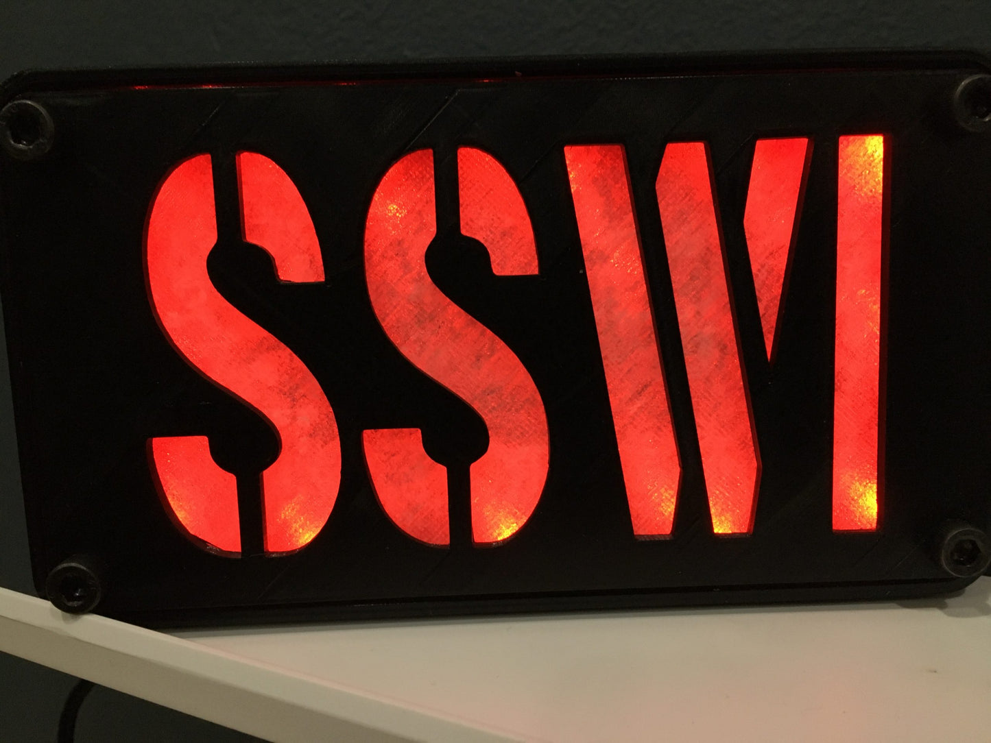 Custom MultiColor LED Wall or Desk Sign With Remote - Add Any Name You Want, USA