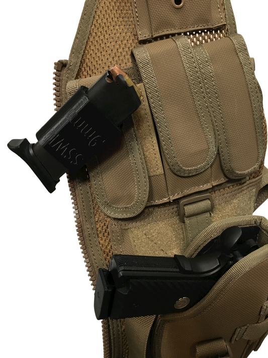 9mm Mag Pouch, 9 mm Magazine Holster, Belt Clip - Light Weight Any COLOR