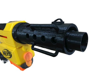 SSWI Tec-9 Tactical Barrel Twist On Ext Attachment For Dart Blaster, Tec Nine