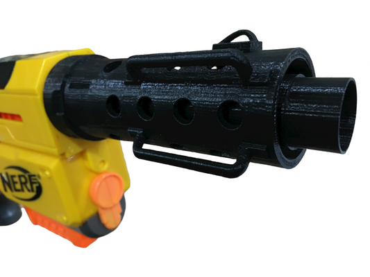 SSWI Tec-9 Tactical Barrel Twist On Ext Attachment For Dart Blaster, Tec Nine