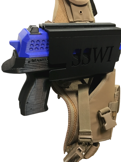 SSWI Custom Hip, Vest or Leg Holster Stand Mod For FRP-13 Mamba Heavy Rival