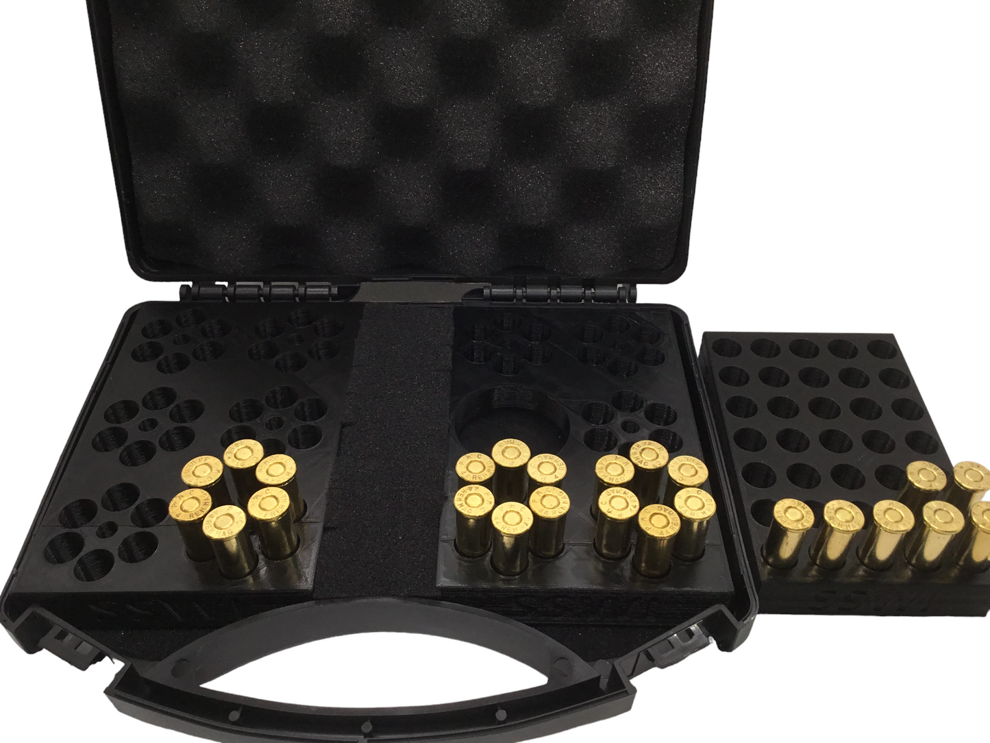 SSWI 44 6 Shot Revolver Loading Tray, Speed Loader Slot and Carrying Case Kit