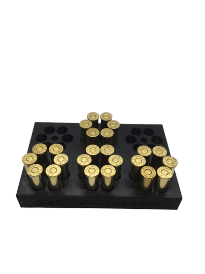 SSWI 44 6 Shot Revolver Loading Tray, Speed Loader Slot and Carrying Case Kit