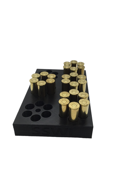 SSWI 44 6 Shot Revolver Loading Tray, Speed Loader Slot and Carrying Case Kit