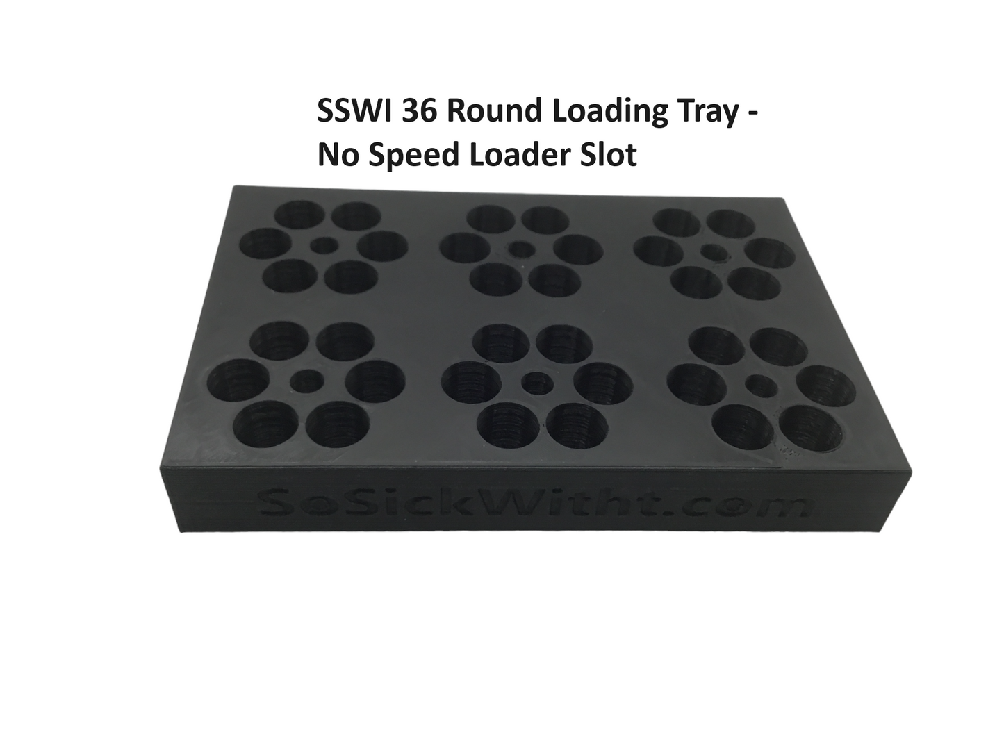 SSWI 44 6 Shot Revolver Loading Tray, Speed Loader Slot and Carrying Case Kit