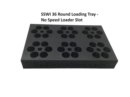 SSWI 44 6 Shot Revolver Loading Tray, Speed Loader Slot and Carrying Case Kit