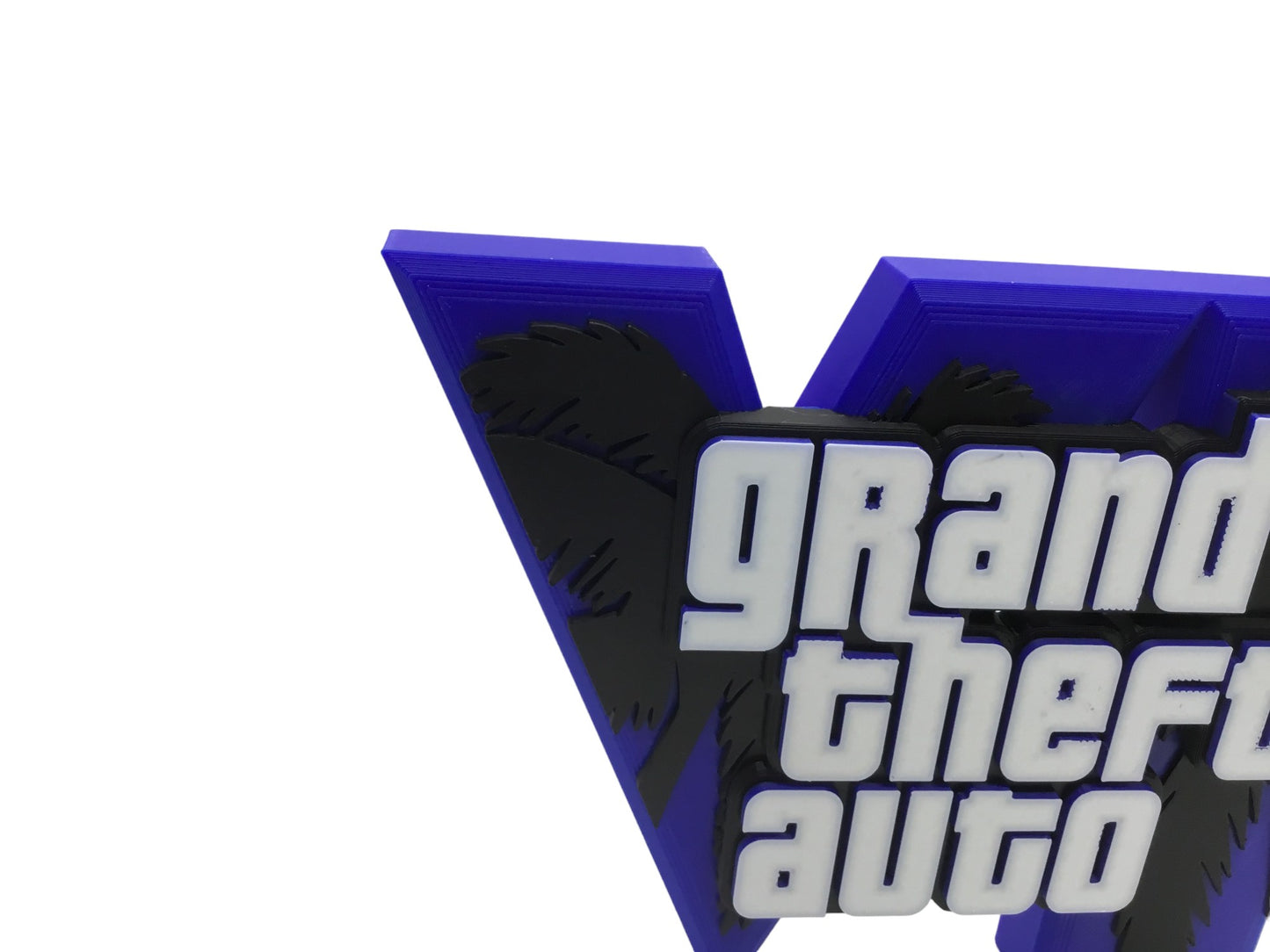GTA 6 FAN ART Display Sign Stand Gamers GTA6 Collectibles video game - Gamer