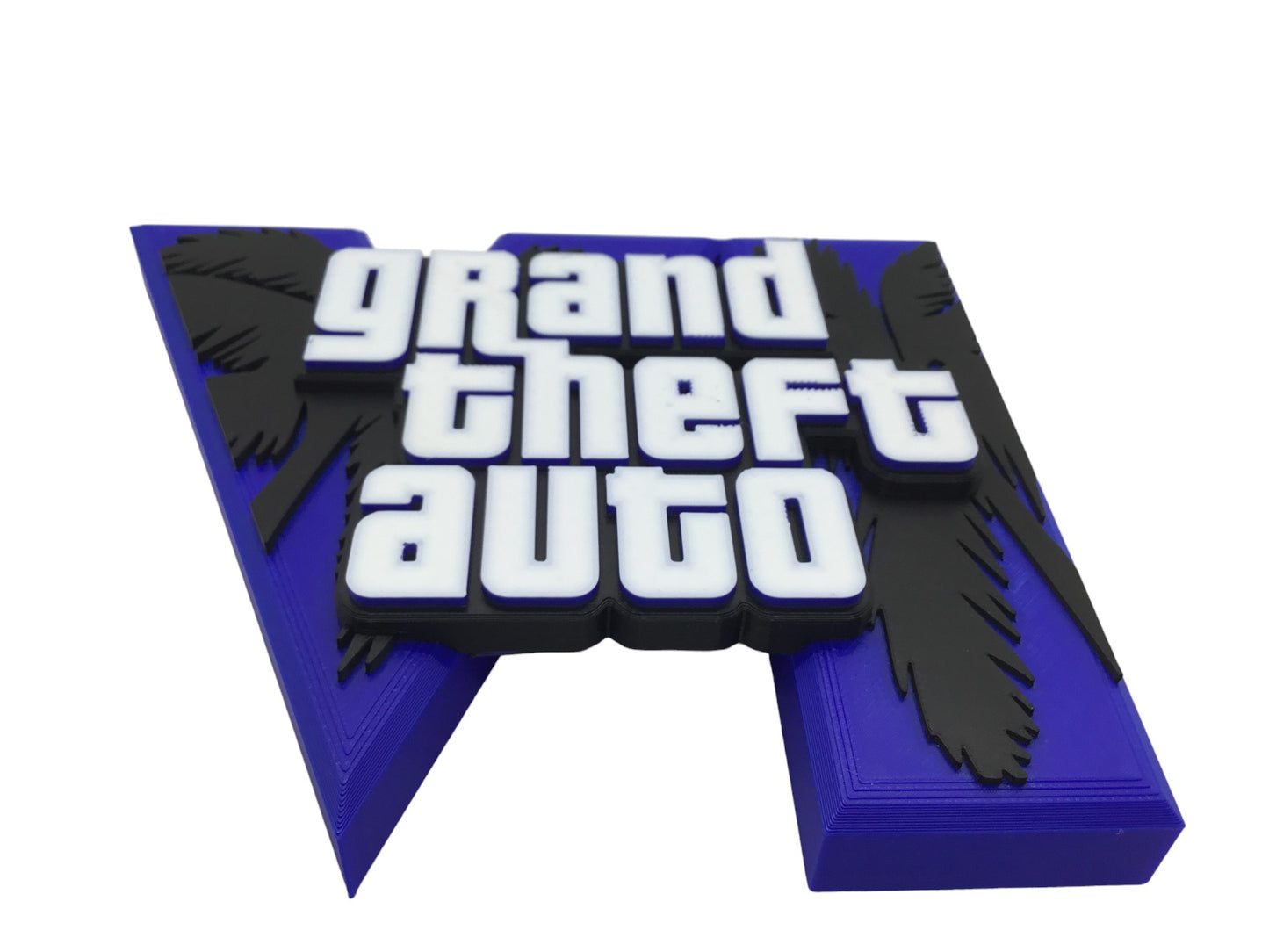 GTA 6 FAN ART Display Sign Stand Gamers GTA6 Collectibles video game - Gamer