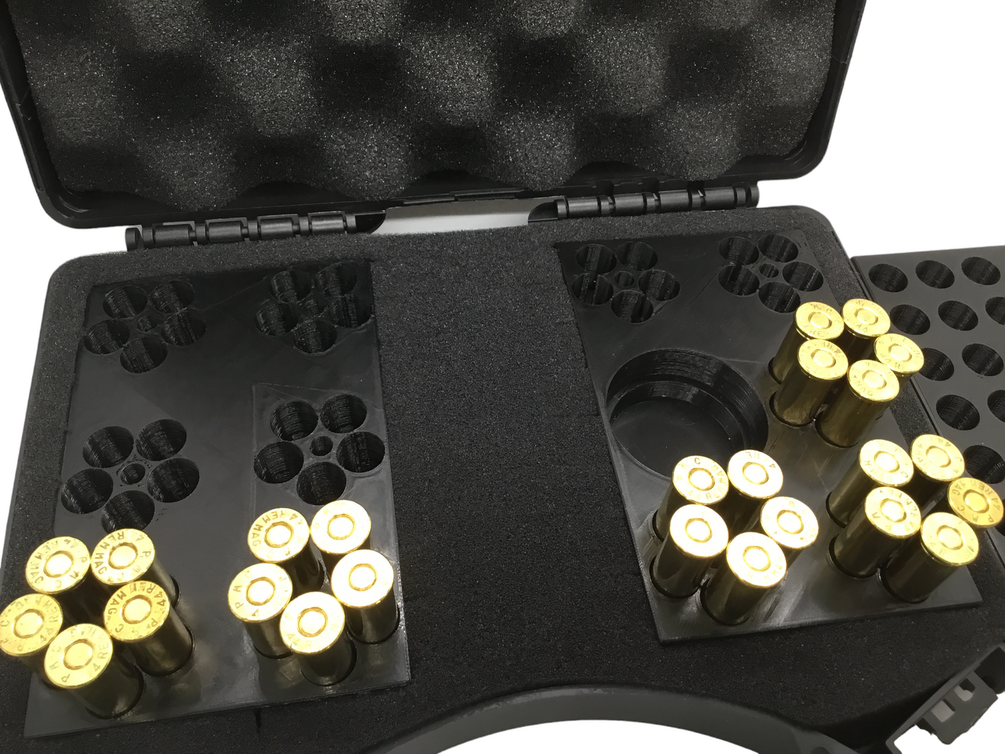 SSWI 44 5 Shot Revolver Loading Tray, Speed Loader Slot and Carrying Case Kit