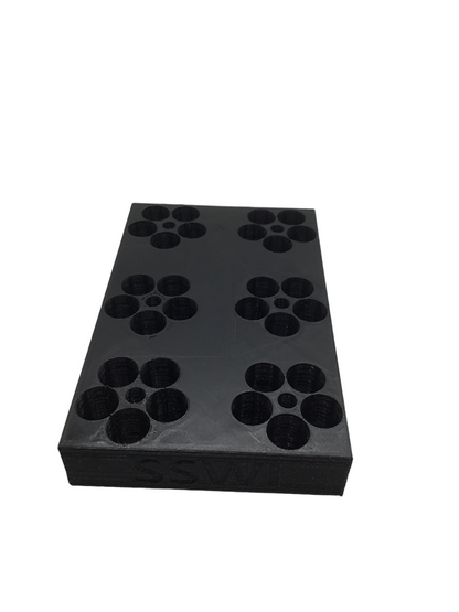 SSWI 44 5 Shot Revolver Loading Tray, Speed Loader Slot and Carrying Case Kit