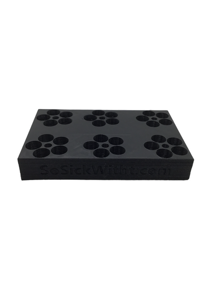 SSWI 44 5 Shot Revolver Loading Tray, Speed Loader Slot and Carrying Case Kit