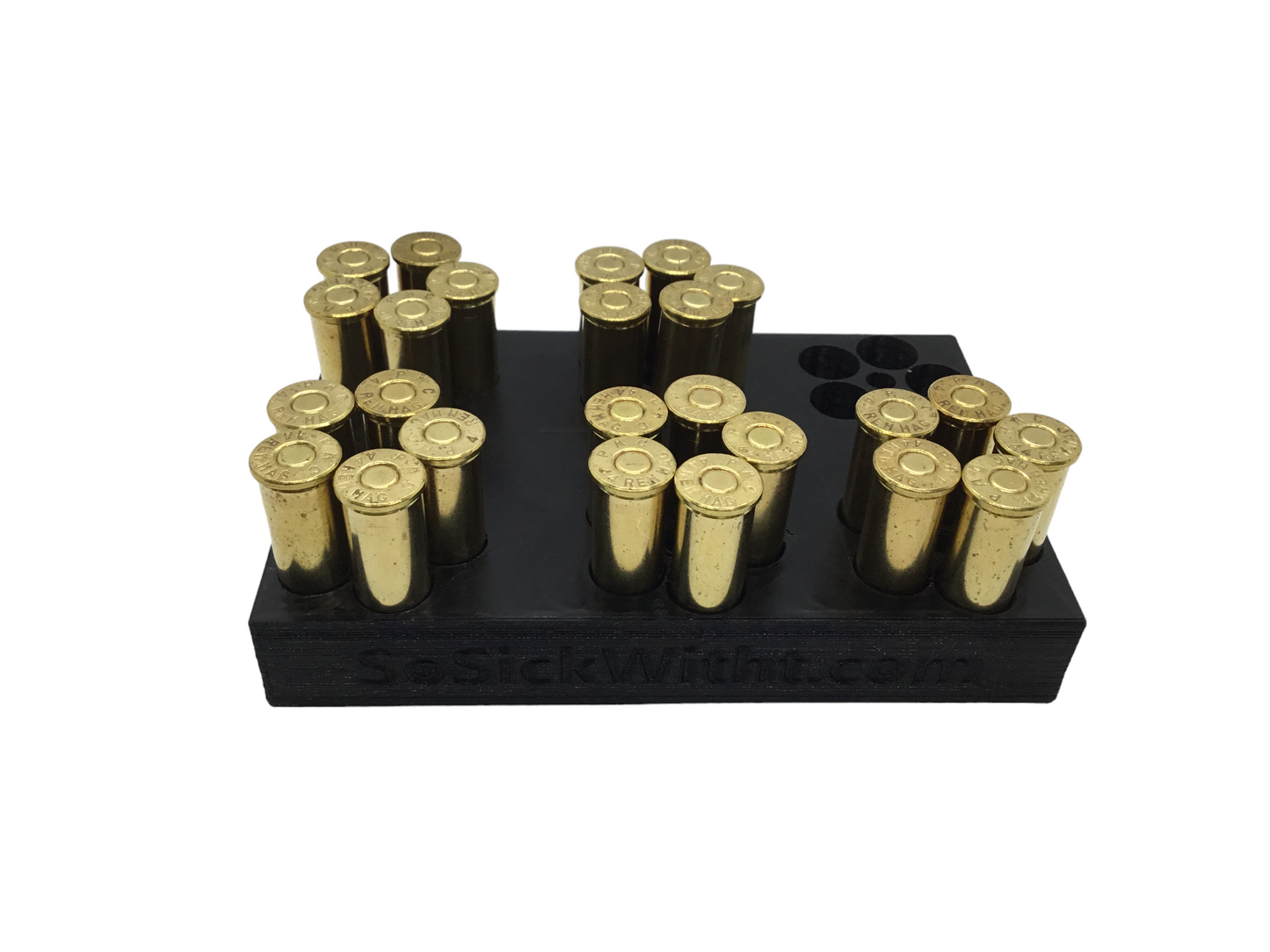 SSWI 44 5 Shot Revolver Loading Tray, Speed Loader Slot and Carrying Case Kit