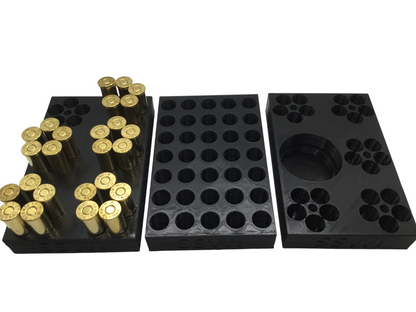 SSWI 44 5 Shot Revolver Loading Tray, Speed Loader Slot and Carrying Case Kit