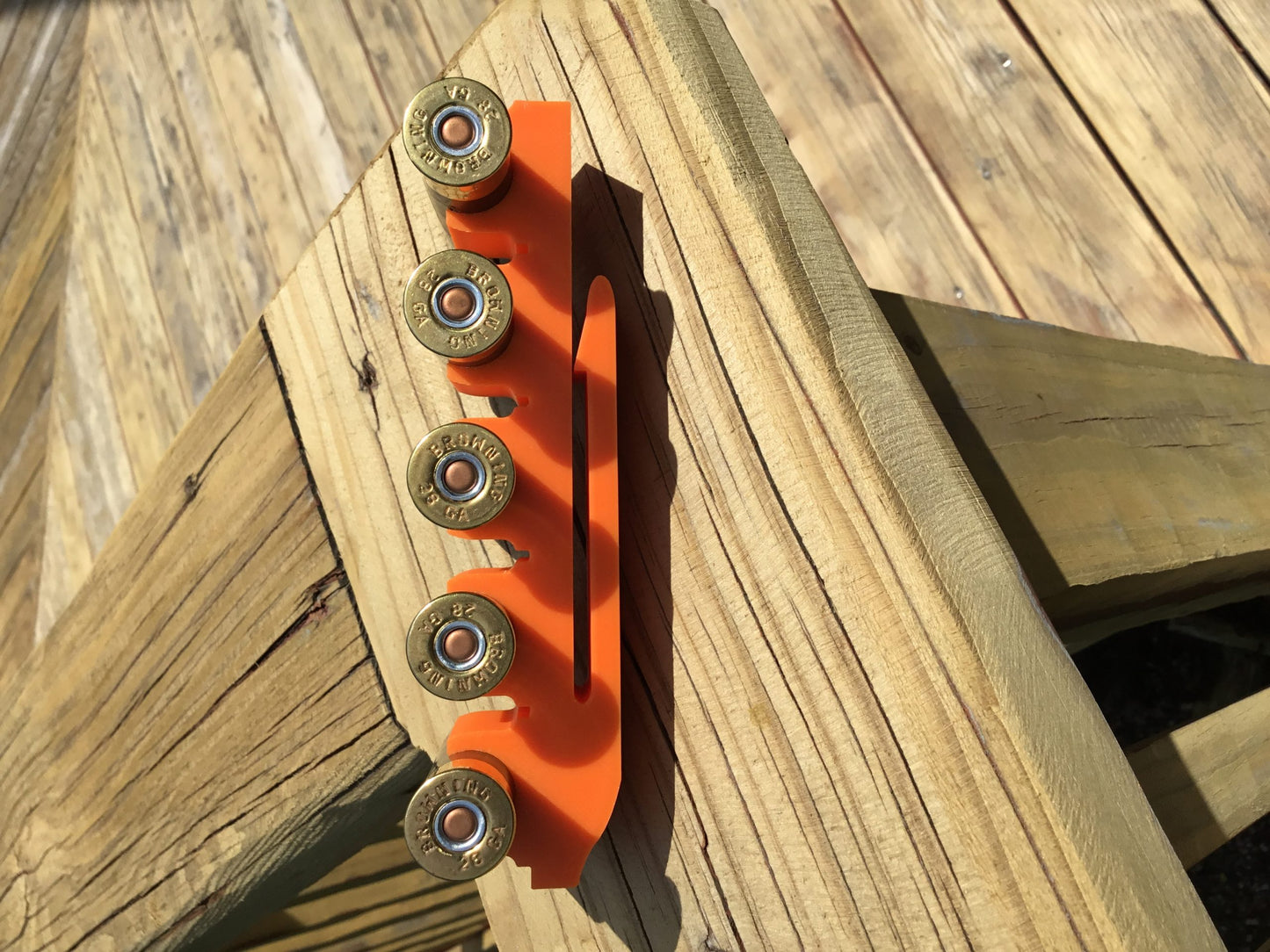 5 Shell Tactical Shotgun 28 Gauge Shell Ammo Holder with Vest / Belt Clip 28 Ga.
