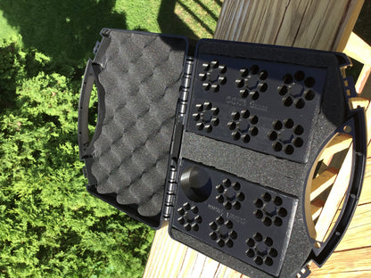 SSWI 9mm 7 Shot Revolver Loading Tray, Speed Loader Slot and Carrying Case Kit