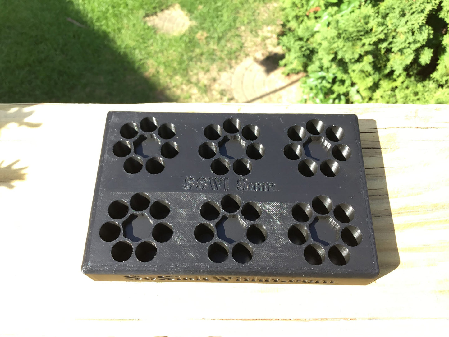 SSWI 9mm 7 Shot Revolver Loading Tray, Speed Loader Slot and Carrying Case Kit