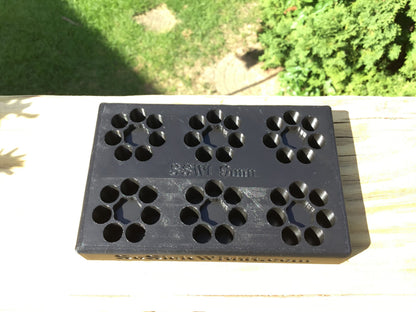 SSWI 9mm 7 Shot Revolver Loading Tray, Speed Loader Slot and Carrying Case Kit