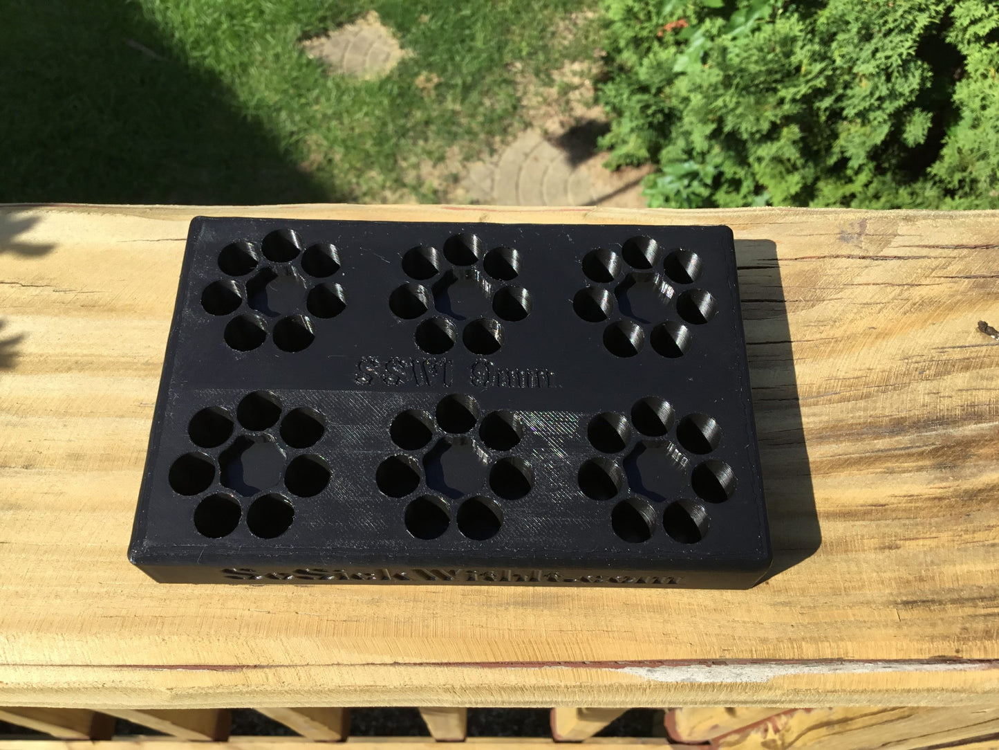 SSWI 9mm 7 Shot Revolver Loading Tray, Speed Loader Slot and Carrying Case Kit