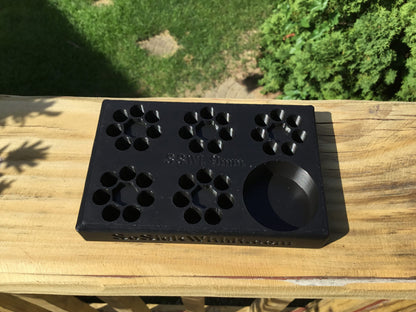 SSWI 9mm 7 Shot Revolver Loading Tray, Speed Loader Slot and Carrying Case Kit