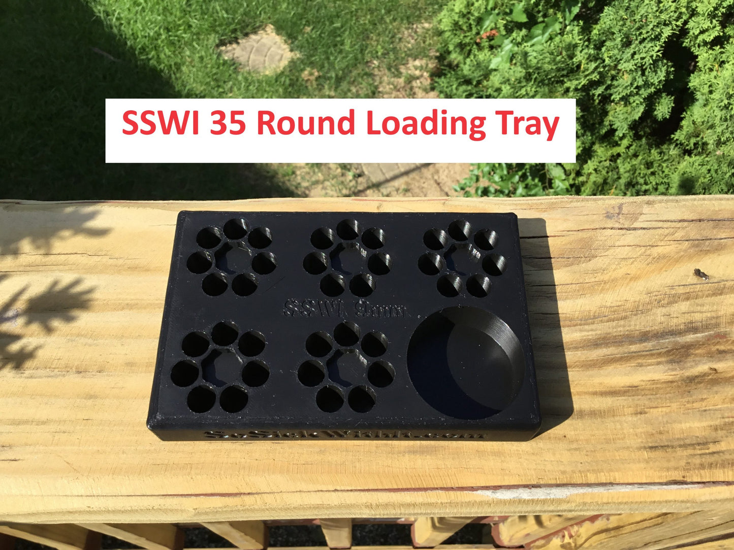SSWI 9mm 7 Shot Revolver Loading Tray, Speed Loader Slot and Carrying Case Kit
