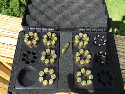 SSWI 9mm 7 Shot Revolver Loading Tray, Speed Loader Slot and Carrying Case Kit
