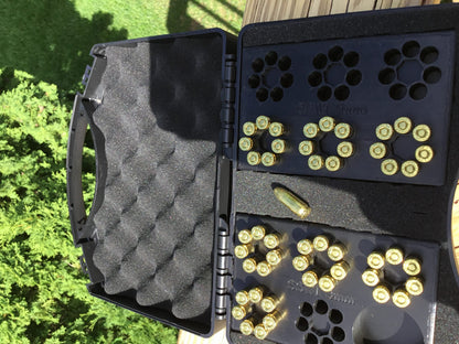 SSWI 9mm 7 Shot Revolver Loading Tray, Speed Loader Slot and Carrying Case Kit