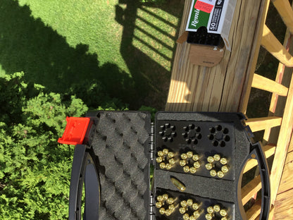 SSWI 9mm 7 Shot Revolver Loading Tray, Speed Loader Slot and Carrying Case Kit