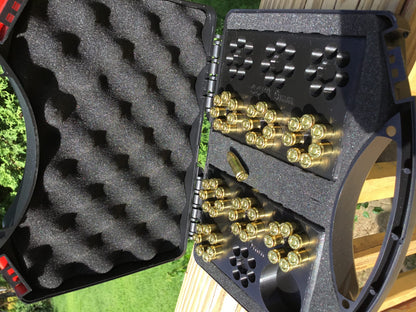 SSWI 9mm 7 Shot Revolver Loading Tray, Speed Loader Slot and Carrying Case Kit