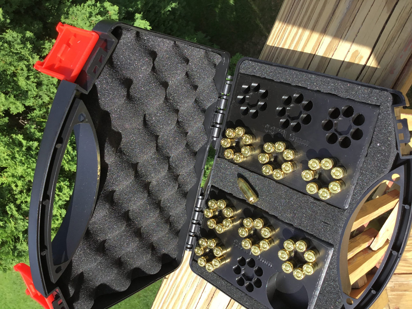 SSWI 9mm 7 Shot Revolver Loading Tray, Speed Loader Slot and Carrying Case Kit