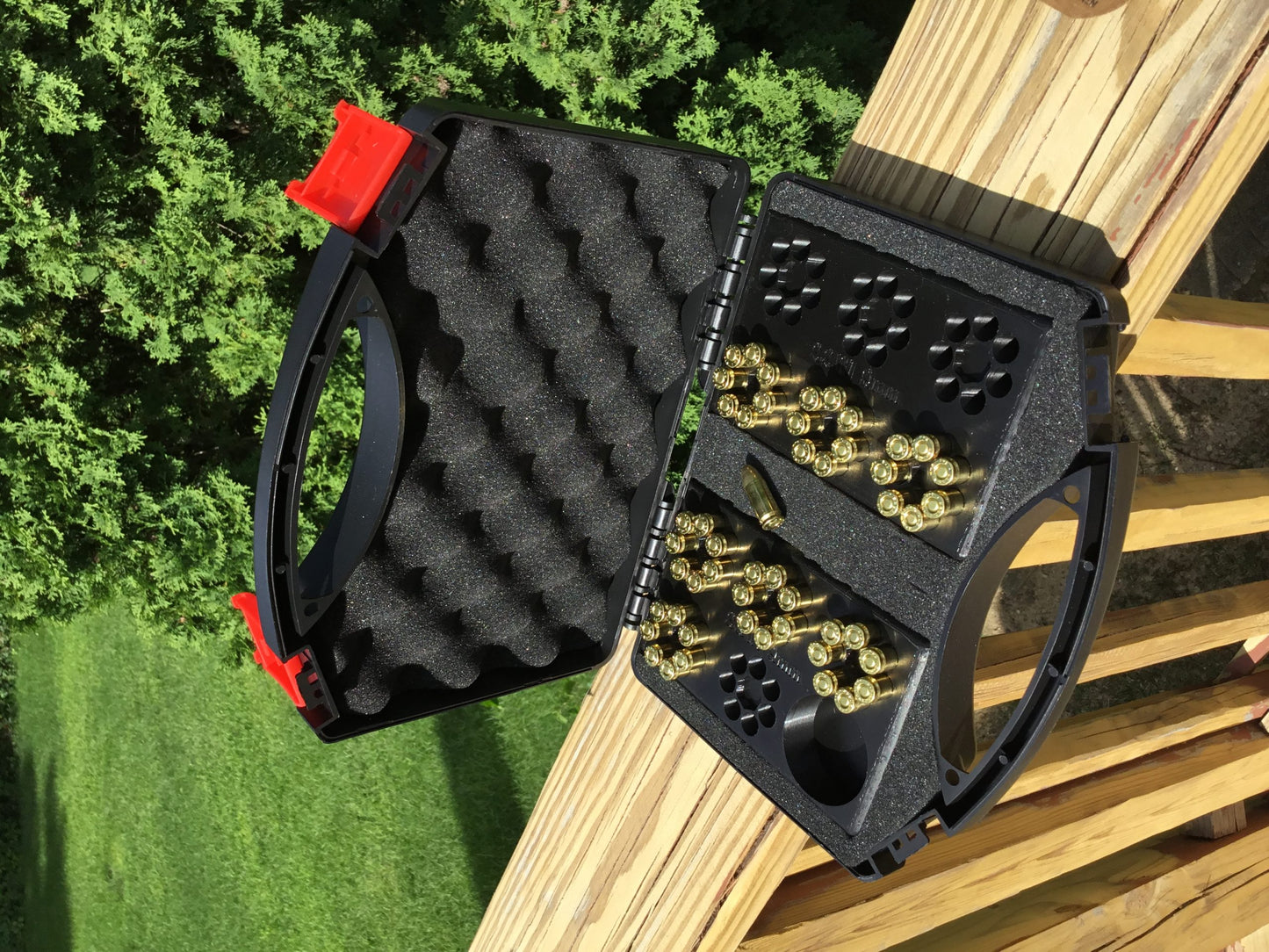 SSWI 9mm 7 Shot Revolver Loading Tray, Speed Loader Slot and Carrying Case Kit