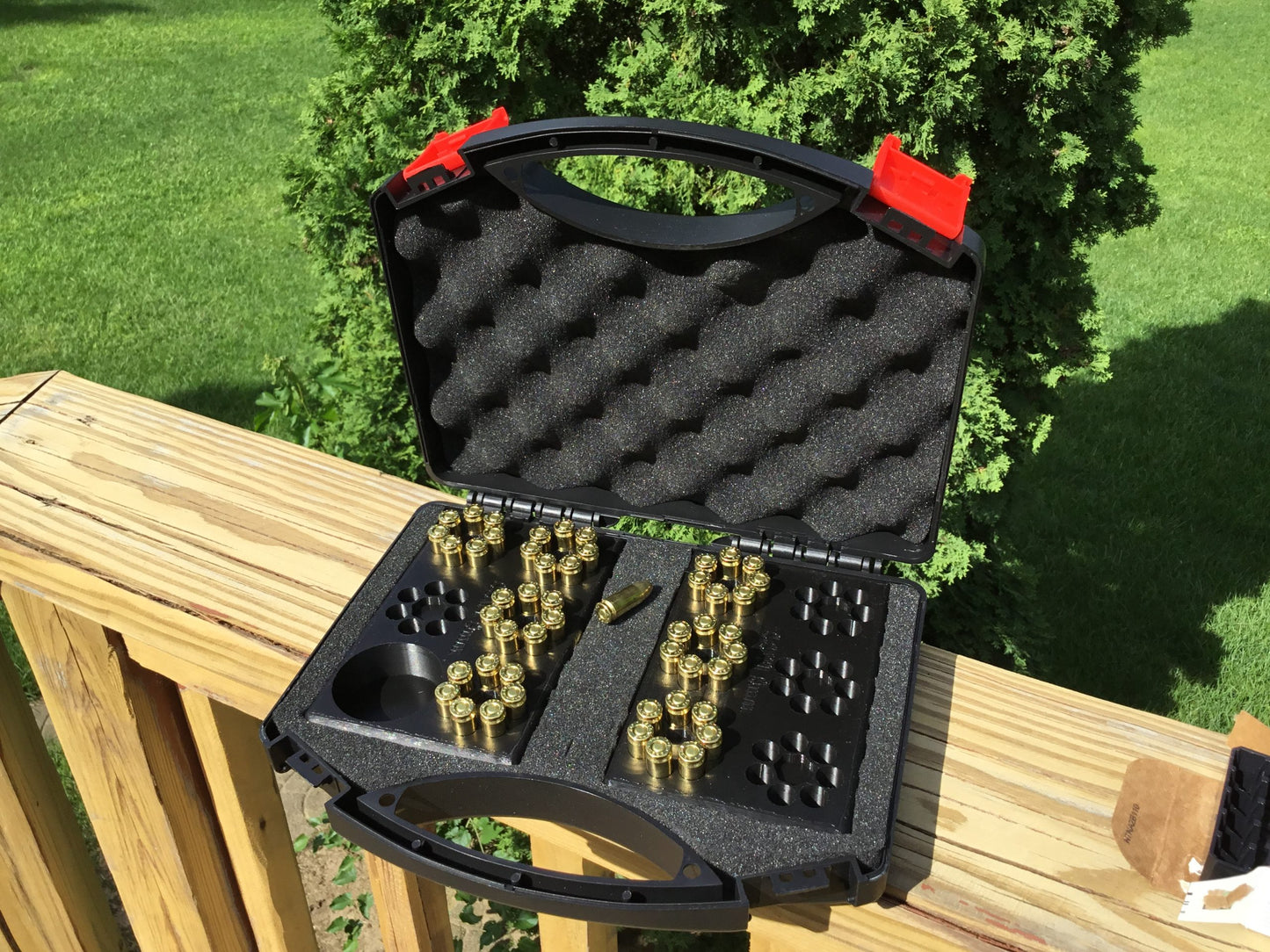 SSWI 9mm 7 Shot Revolver Loading Tray, Speed Loader Slot and Carrying Case Kit