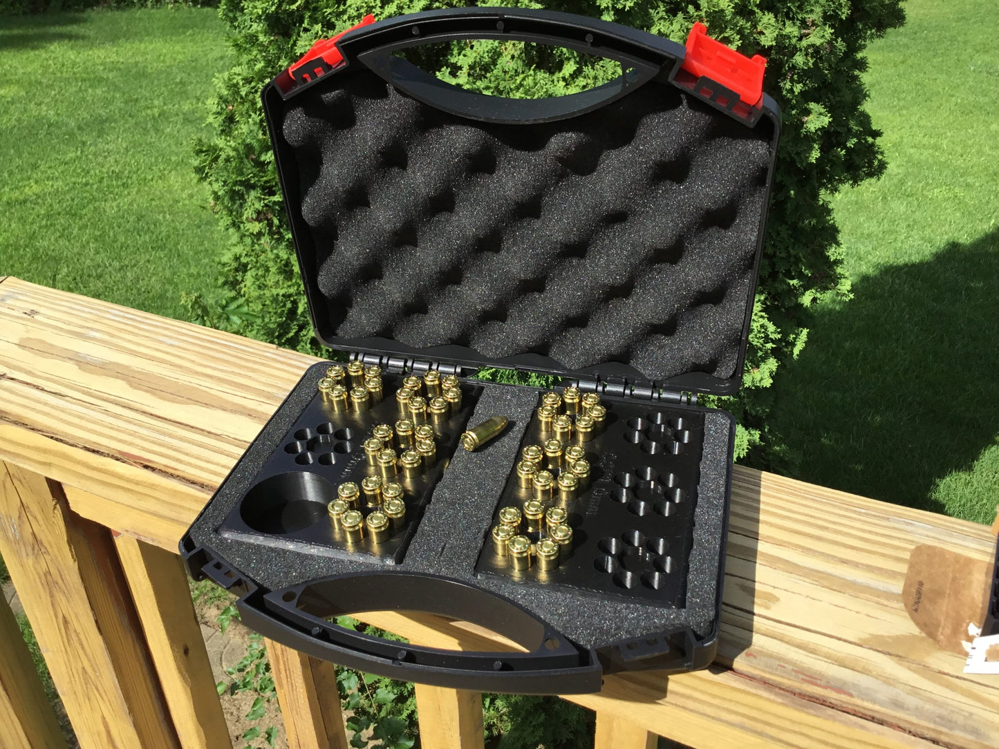 SSWI 9mm 7 Shot Revolver Loading Tray, Speed Loader Slot and Carrying Case Kit
